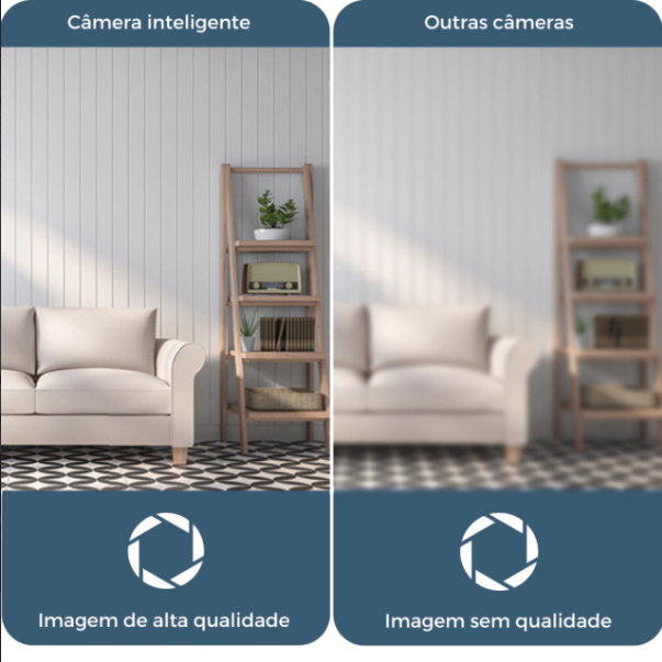 FRETE GRÁTIS - Câmera de Segurança Inteligente SafeHome® Wifi FullHD Original