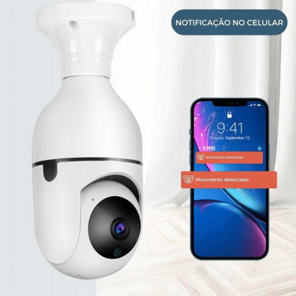 FRETE GRÁTIS - Câmera de Segurança Inteligente SafeHome® Wifi FullHD Original